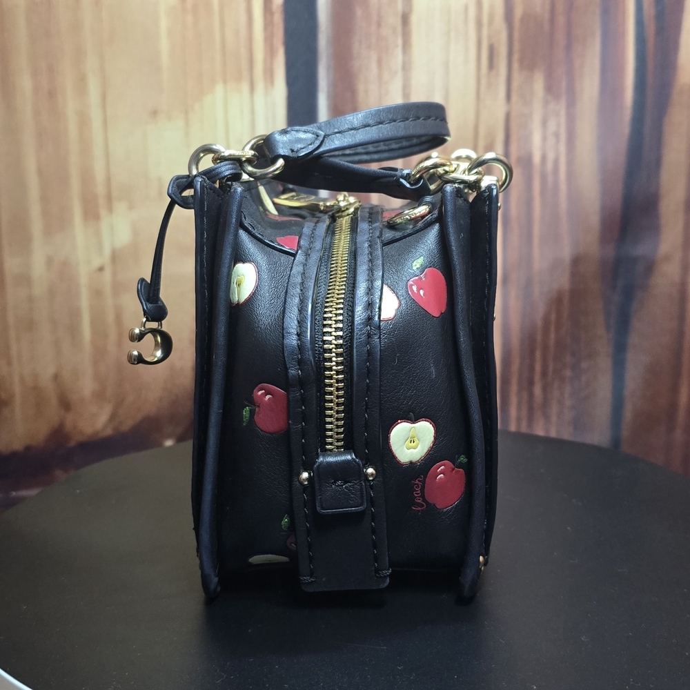 Coach Dreamer 21 Scattered Apple Crossbody Bag -RARE - EUC - Picture 3 of 16
